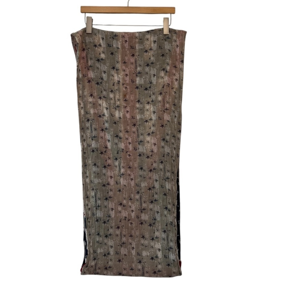 Twiggy by London Infiniti Distressed Americana Flag Print Infinity Scarf - Picture 8 of 11